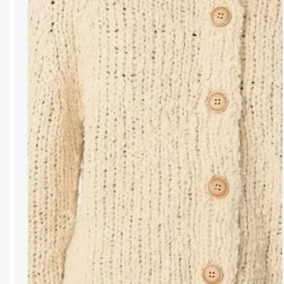 Current Elliott Size 1 Cream Ivory Cardigan - Picture 2 of 7